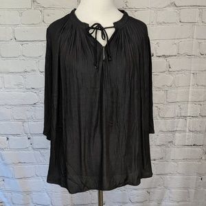 Dolan (Anthropologie) black blouse